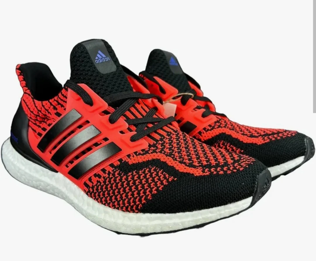 Brand new Adidas Ultraboost 5,0 DNA Black Solar Red Men's Shous
