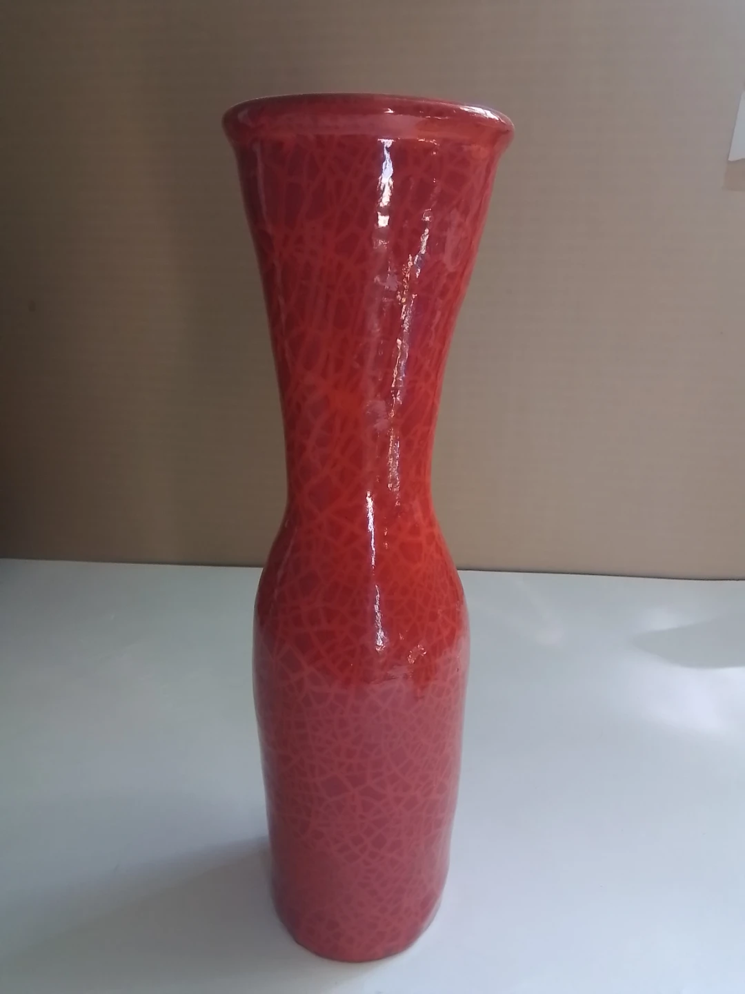 Vintage Zsolnay Pécs Red Crackle "Snakeskin" Glaze Art Pottery - photo 2