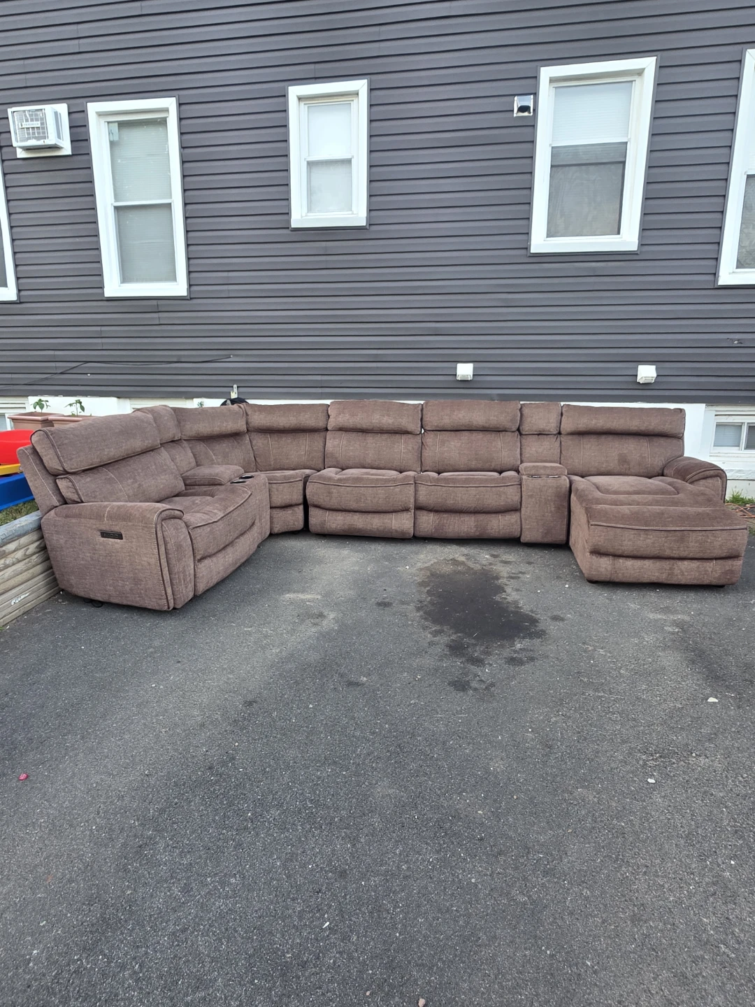 (FREE DELIVERY & ASSEMBLY) 7PC MODULAR Sofa w/Recliners - photo 3