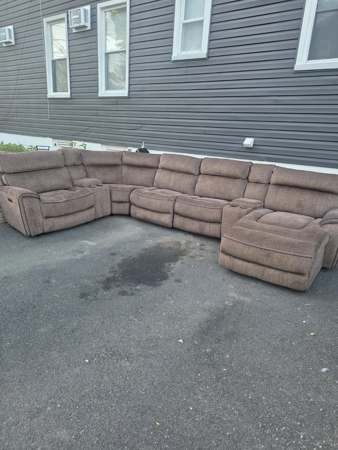 (FREE DELIVERY & ASSEMBLY) 7PC MODULAR Sofa w/Recliners - photo 4