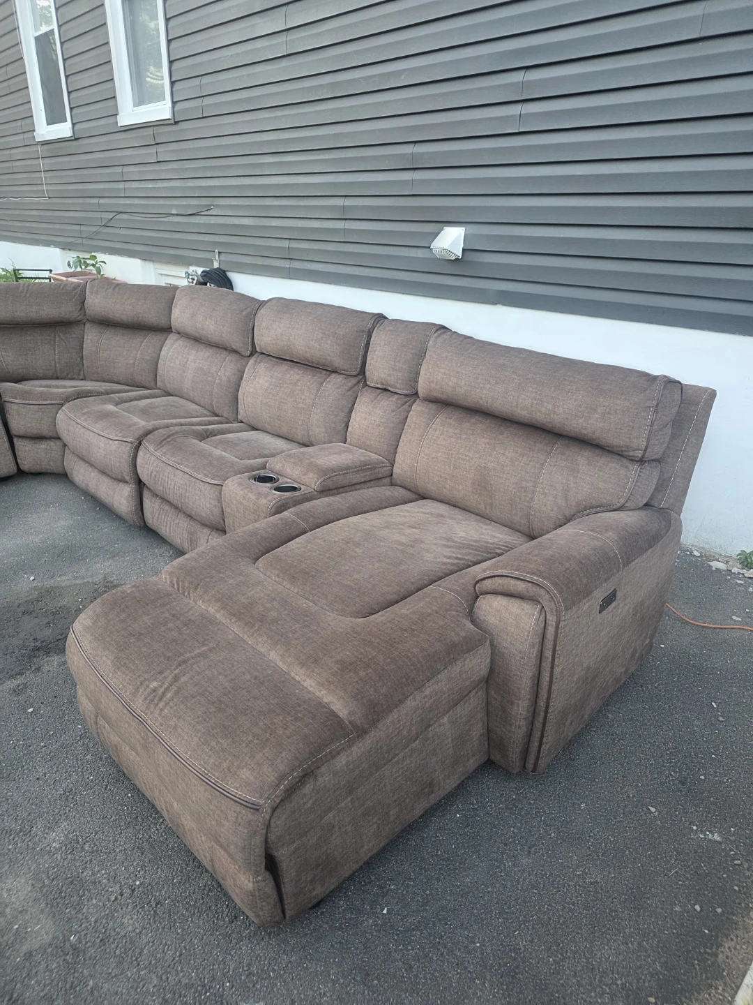 (FREE DELIVERY & ASSEMBLY) 7PC MODULAR Sofa w/Recliners - photo 5