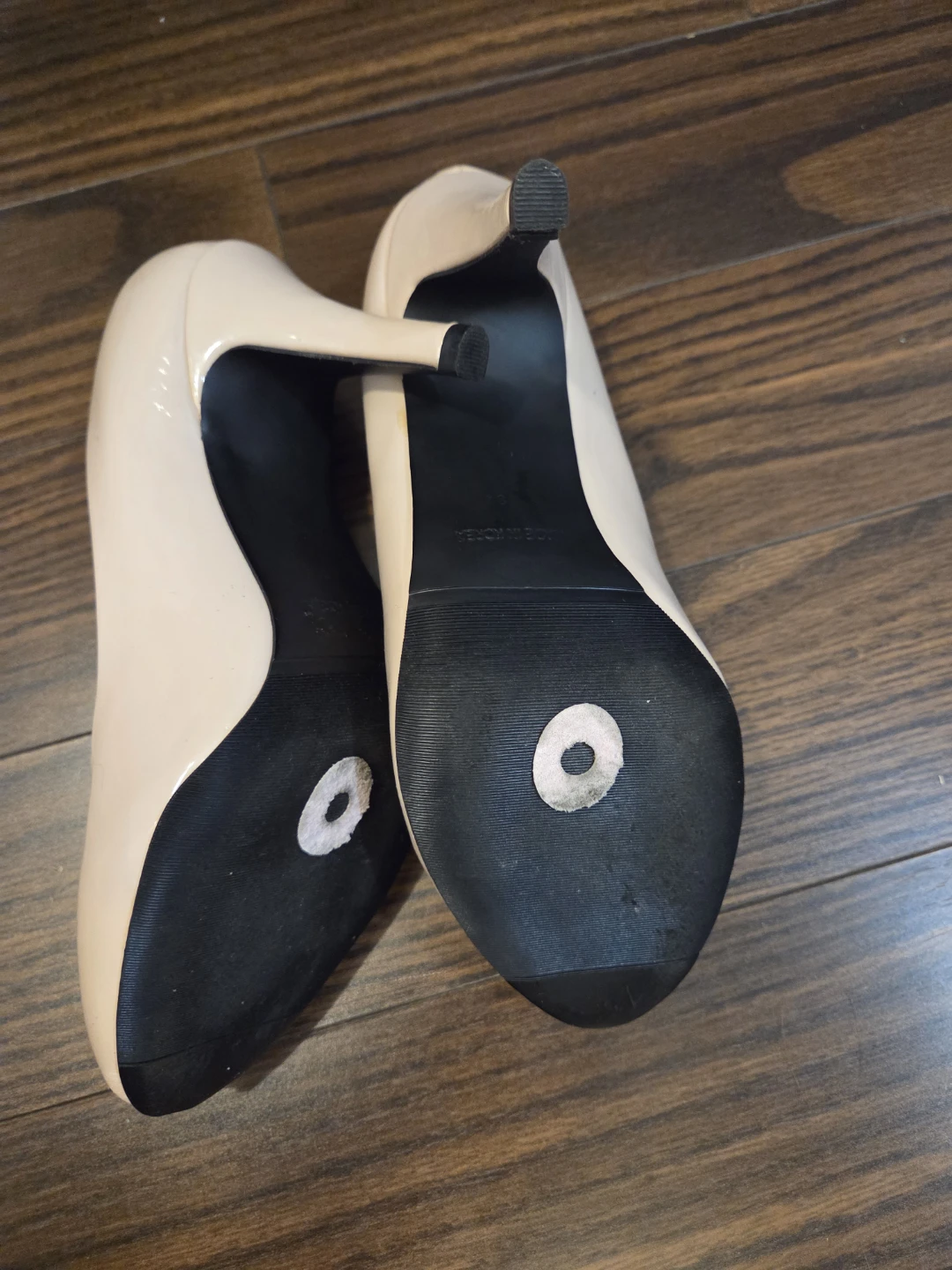 Sept Heeled Pumps - Beige Patent - photo 3