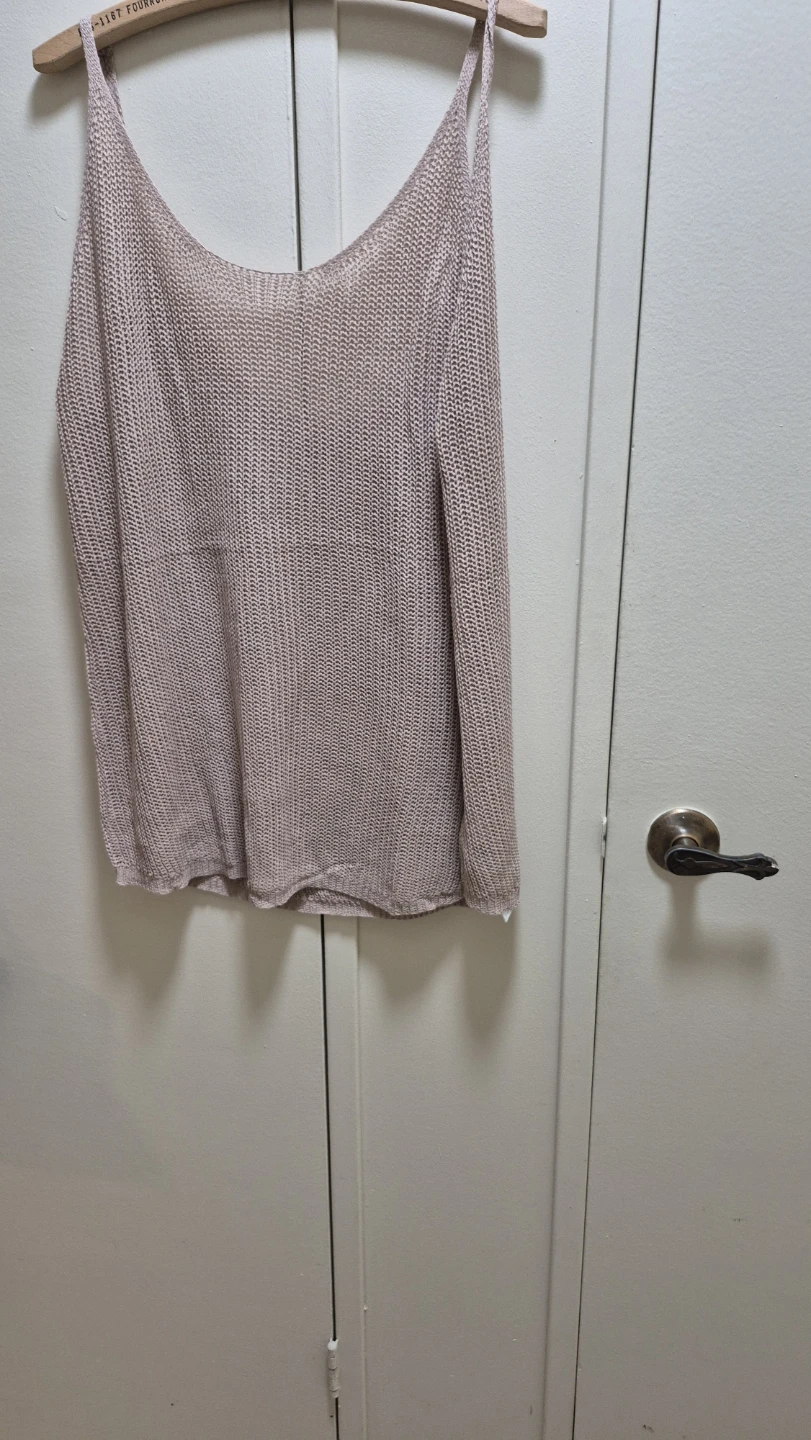 Sheer Knit Camisole Top