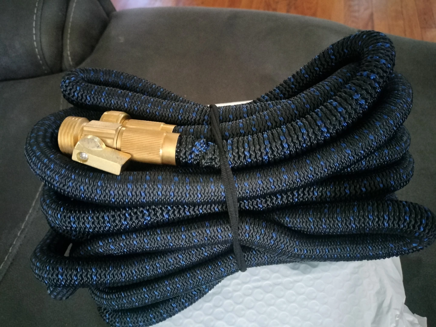 100ft Expandable Garden Hose with Brass Fittings