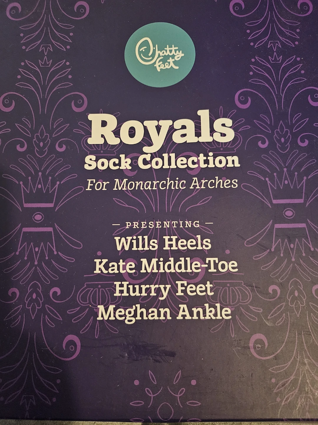 Chatty Feet Royals Sock Collection