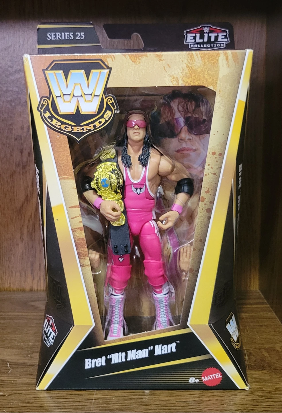 WWE Elite Legends Series 25 Bret "Hitman" Hart Winged Eagle Belt