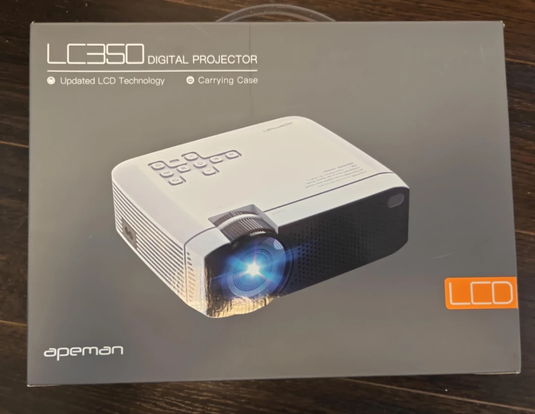 Apeman LC350 Digital Projector  (Brand New)