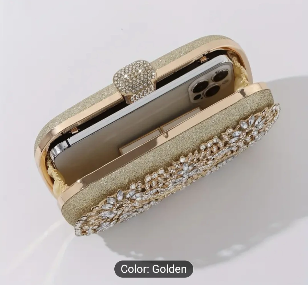 Sparkly Golden Evening Clutch ⚽️ - photo 4