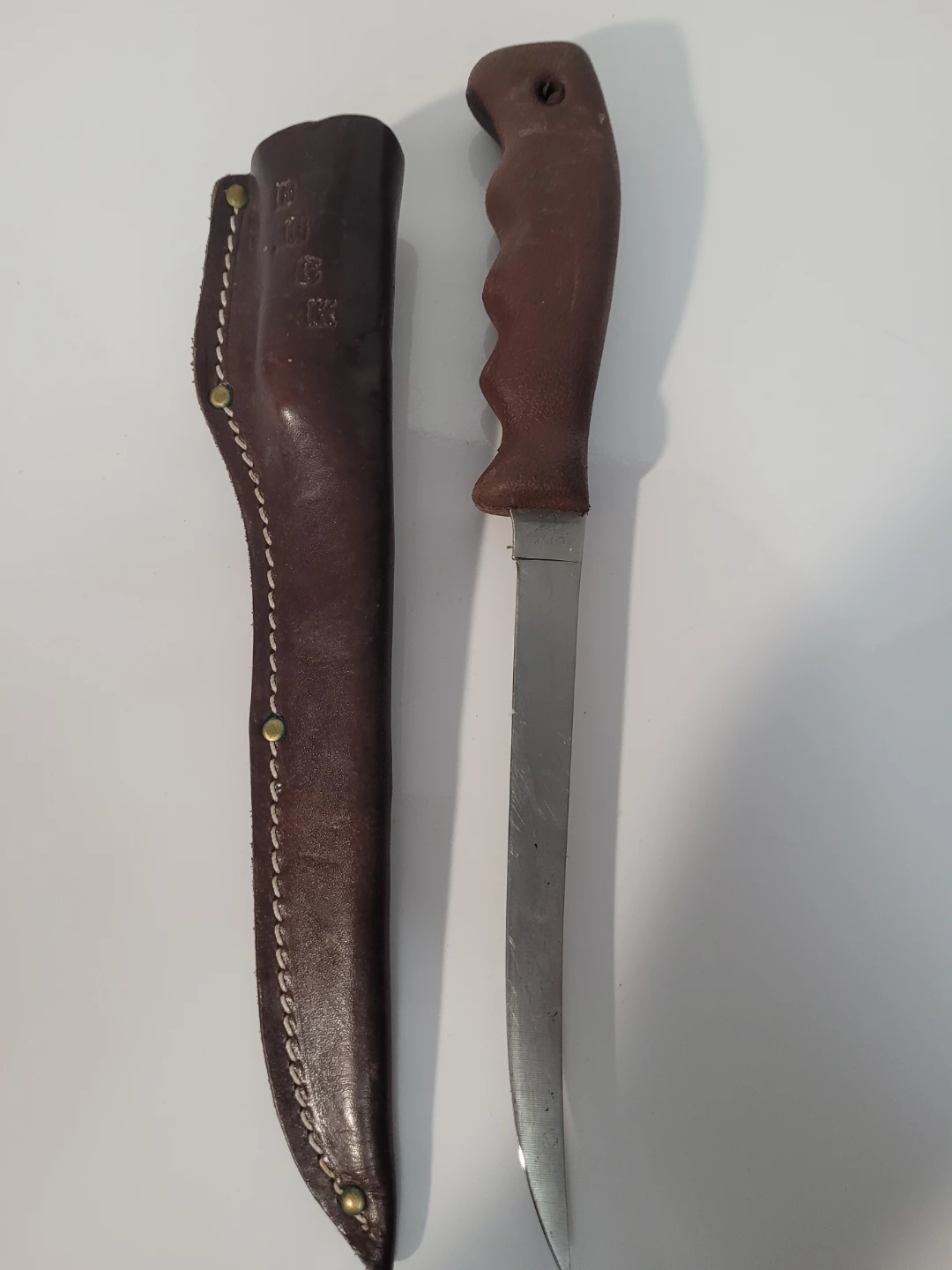 Buck Knife with Leather Sheath - photo 2