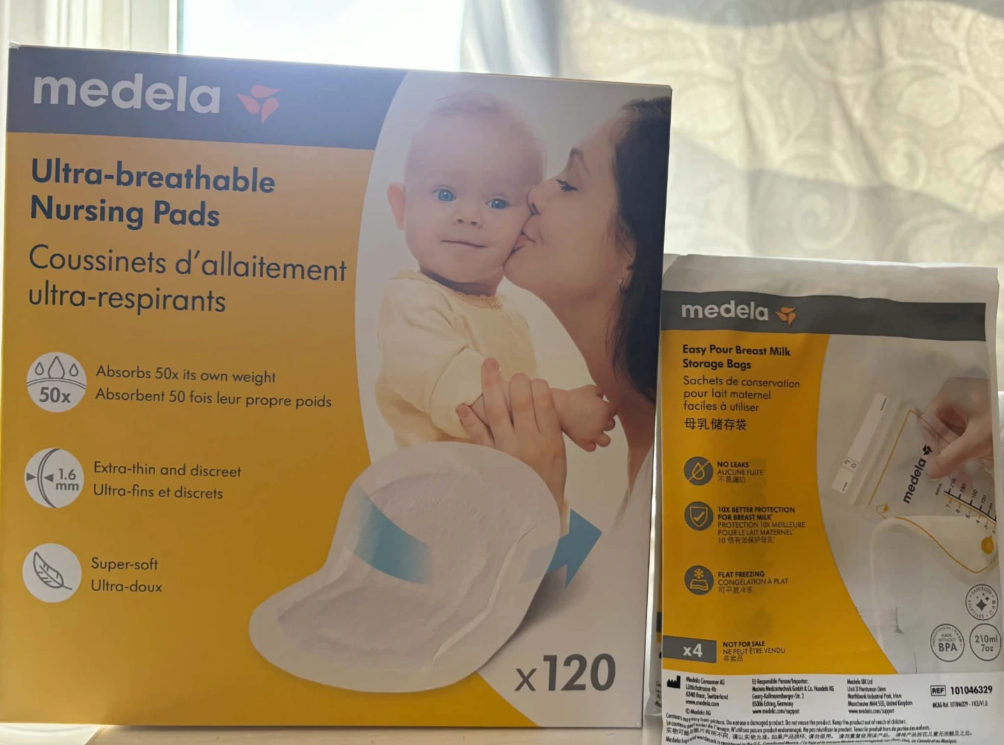 Medela Ultra-breathable Nursing Pads - 120 count - photo 2