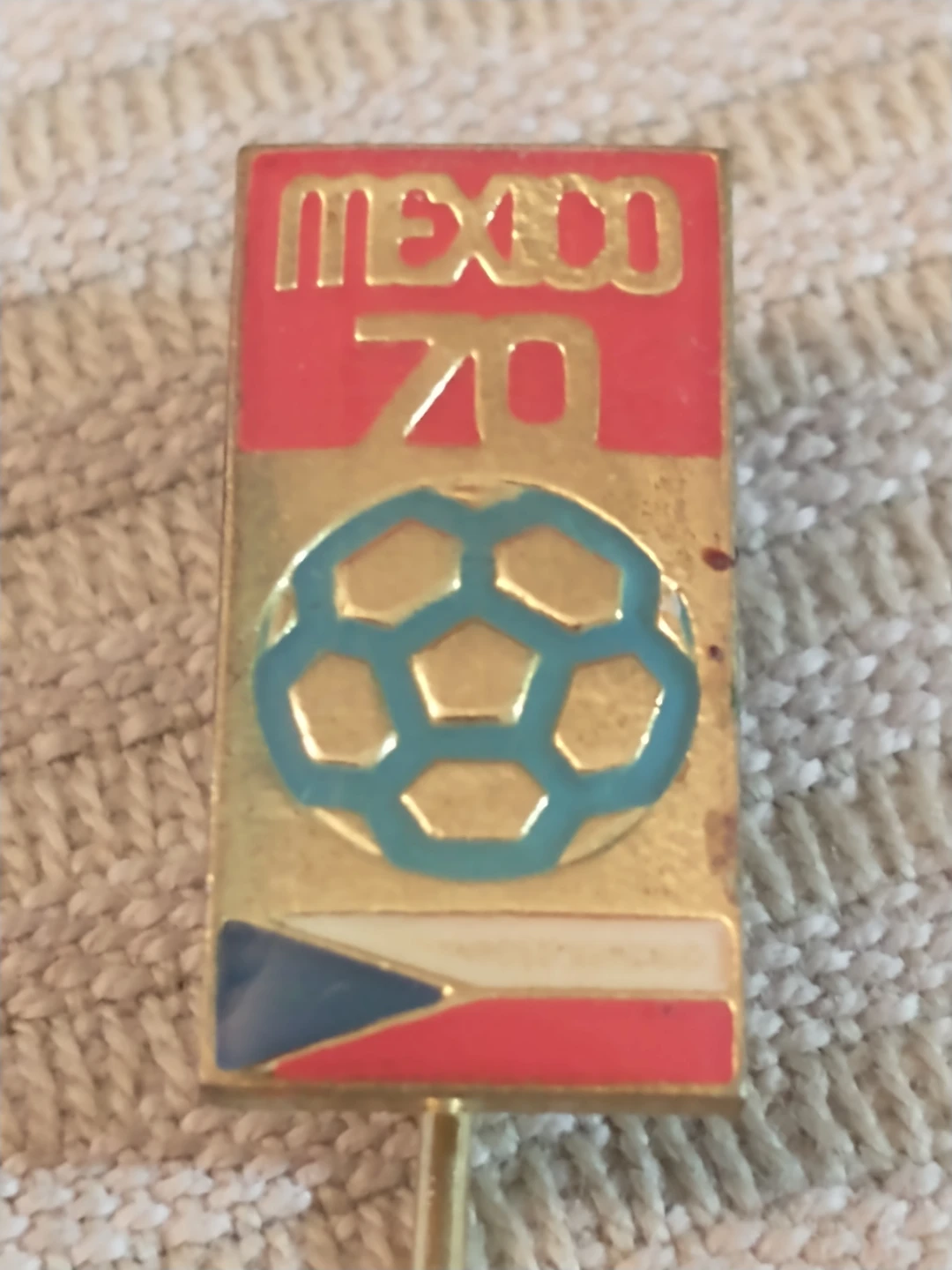 Mexico 70 World Cup Czechoslovakia Football Pin
