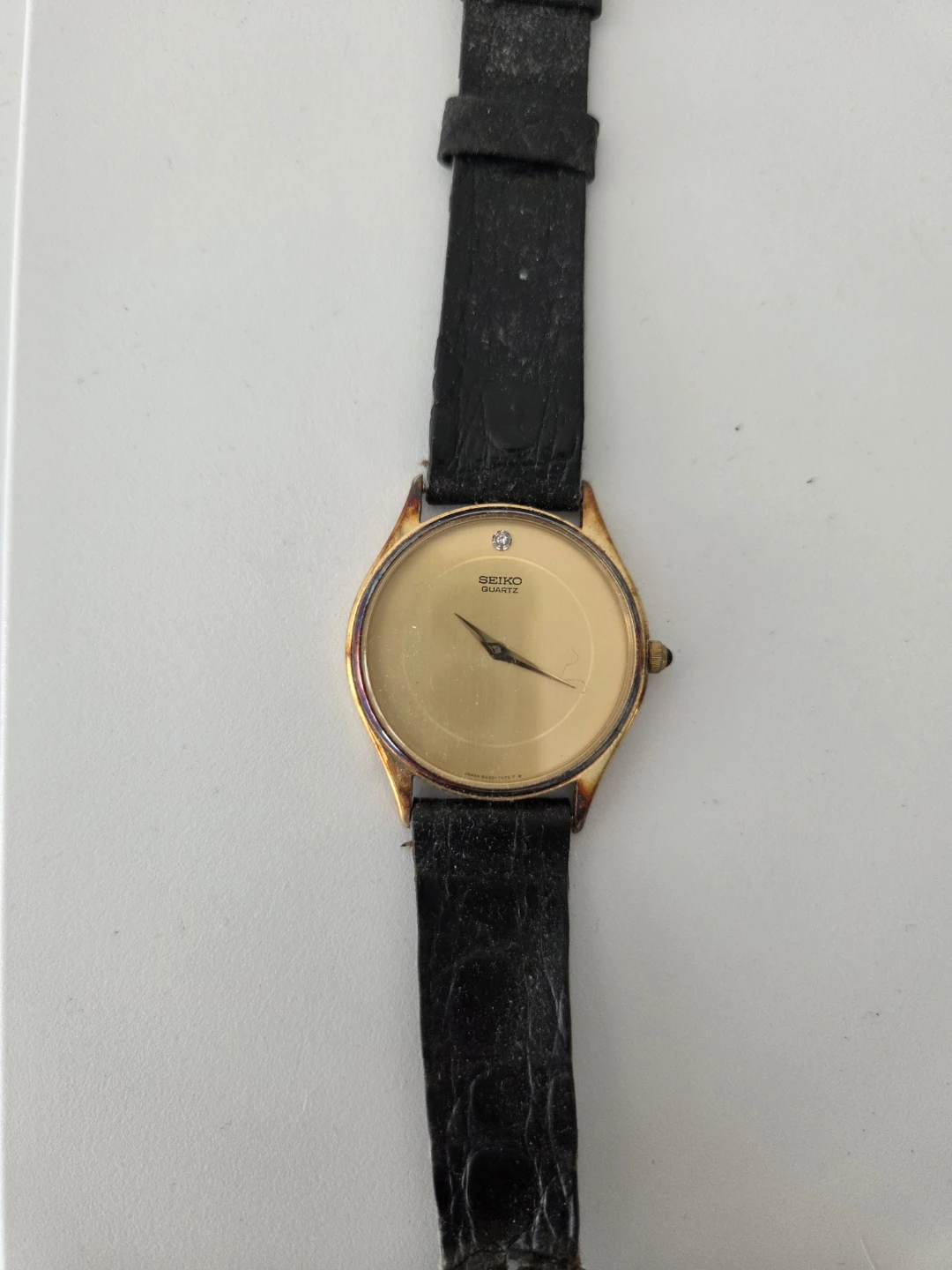 Seiko Quartz Gold Dial Watch