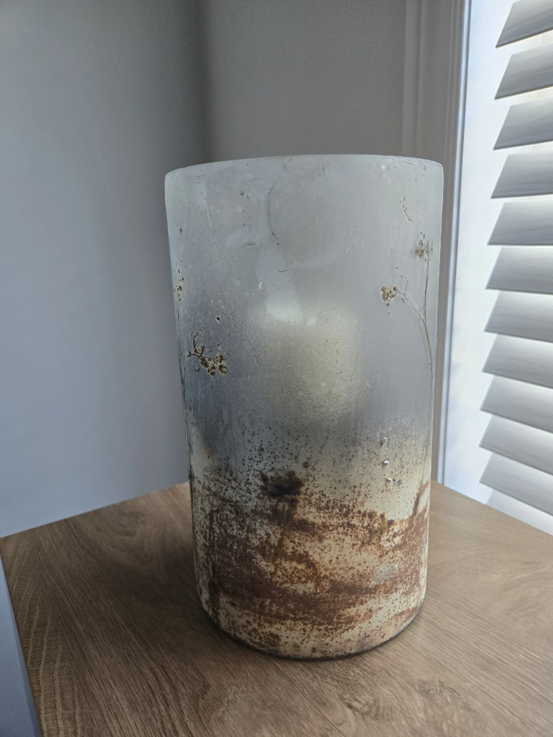Large Botanical Glass Candle Holder (Includes Candle!) - photo 3