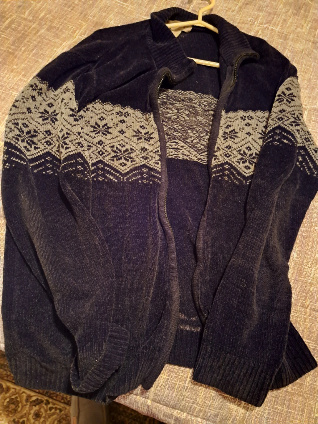 Men's Zip-Up Cardigan Sweater