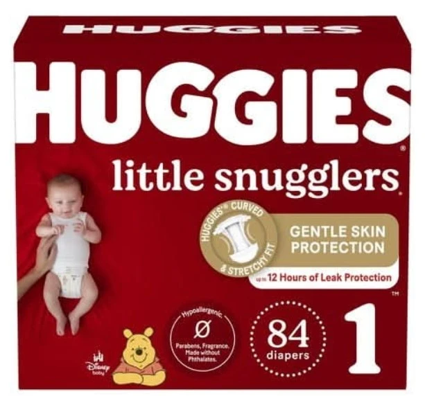Huggies Little Snugglers Diapers, Size 1