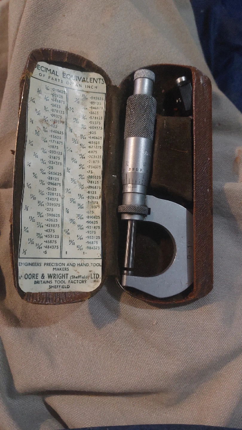 Moore & Wright Micrometer with Case