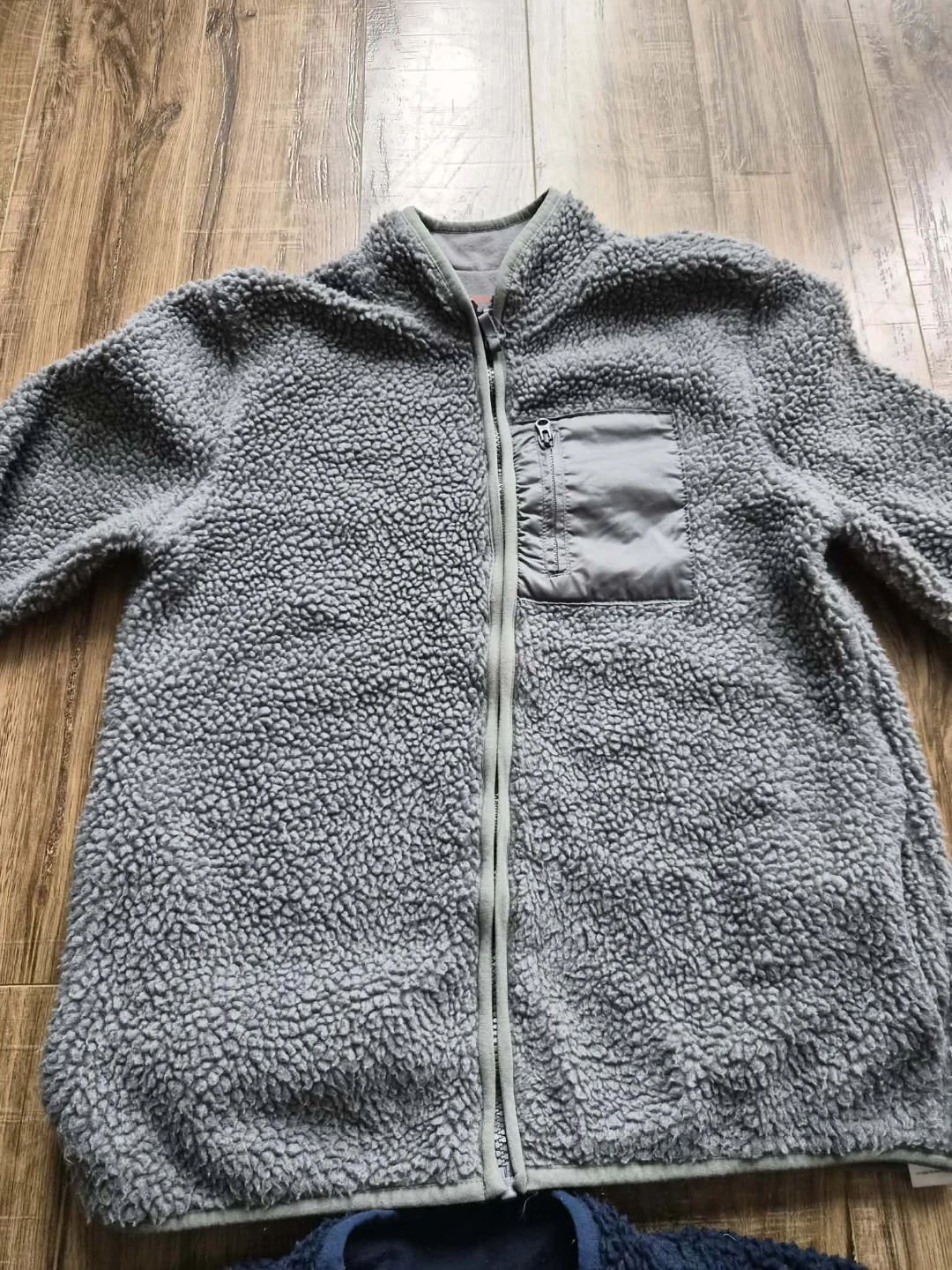 Joe Fresh Fleece  Jacket  Navy  and Gray