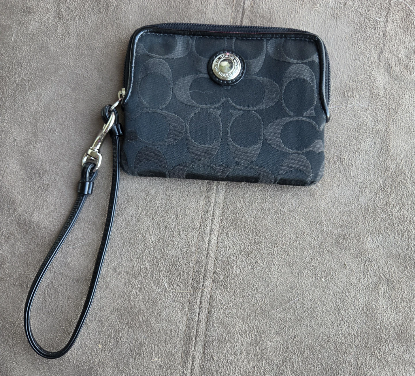 Coach Signature Wristlet