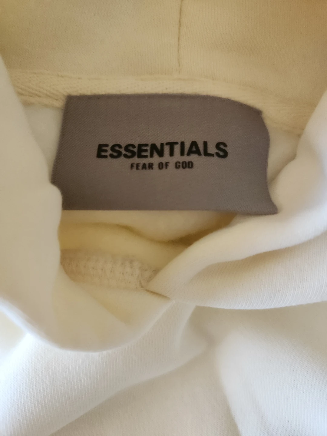 Essentials Fear of God Cream Hoodie - photo 2