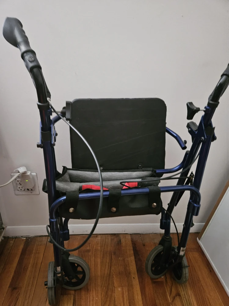 Blue Walker with Seat