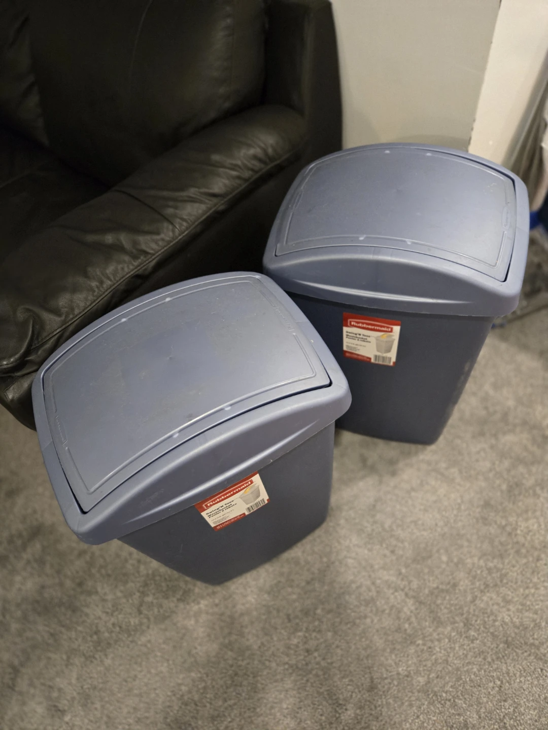 Rubbermaid Swing'N Toss Wastebasket - Blue - photo 4