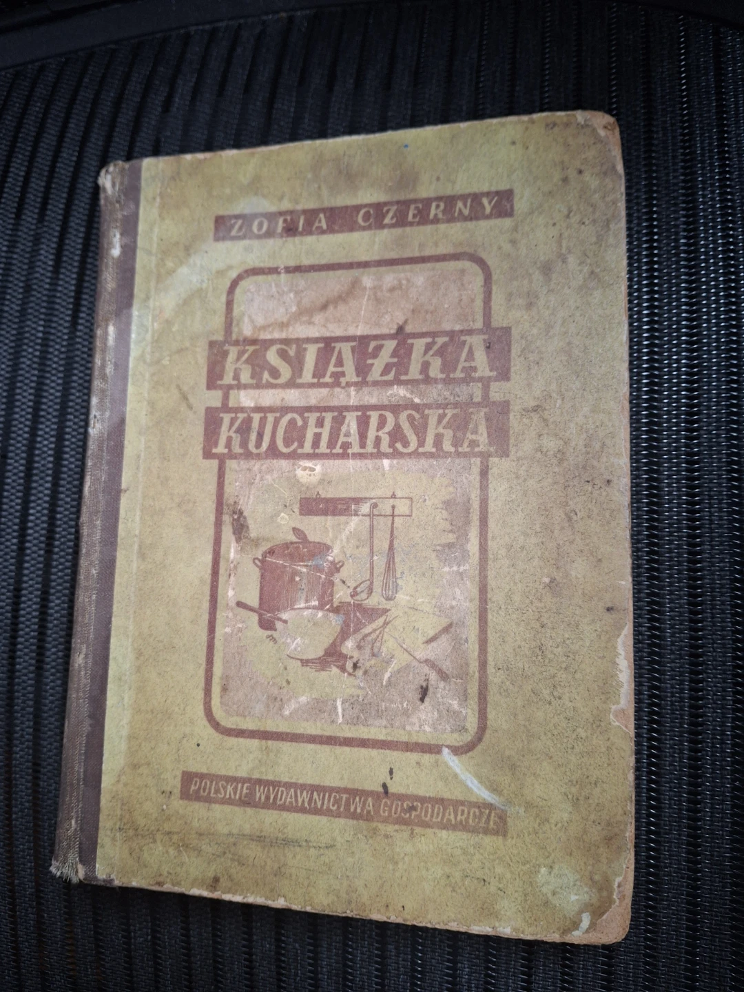 Książka Kucharska Cookbook by Zofia Czerny 1953
