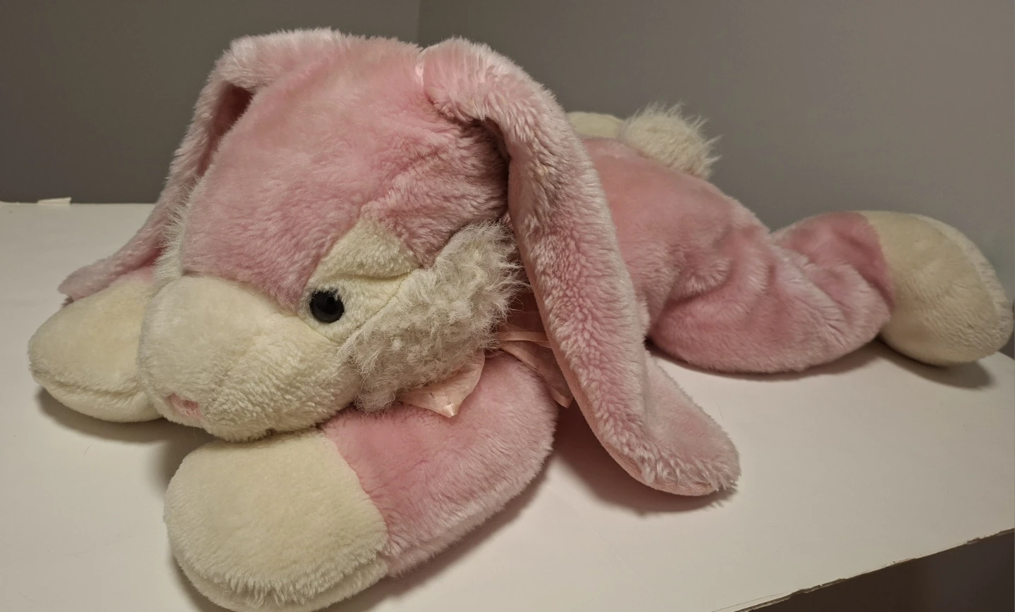 Plush Pink Bunny Stuffed Animal - photo 3