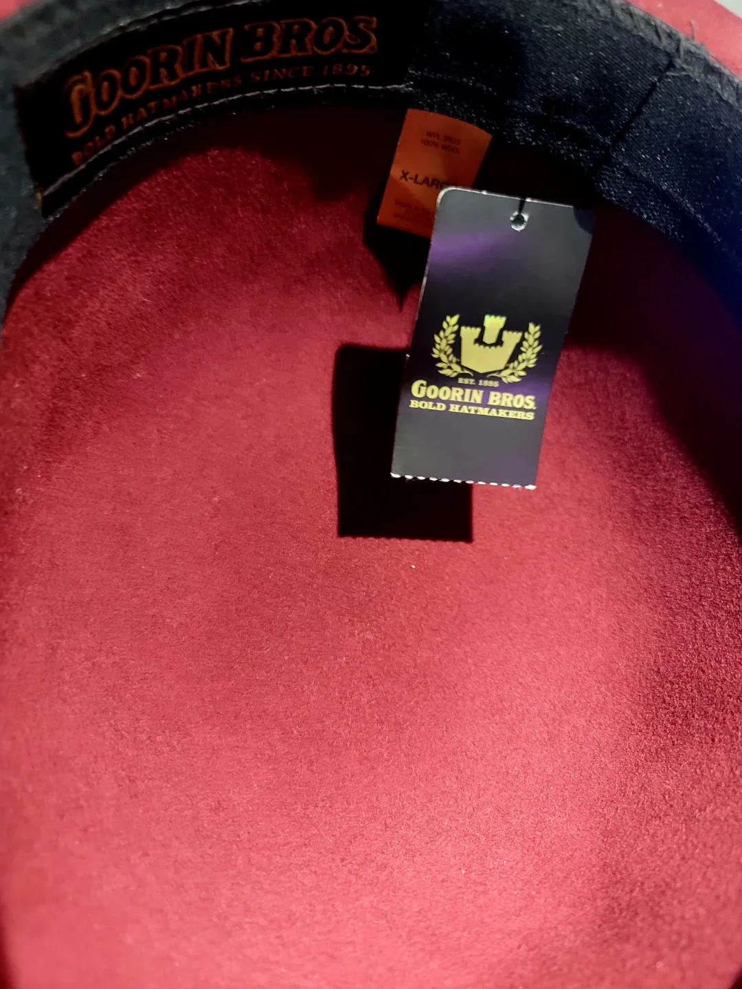 Goorin Bros. Burgundy Bowler Hat - photo 3
