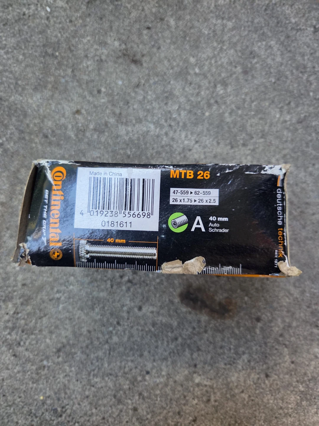 ⚽️Continental Conti Tube MTB 26" Inner Tube - photo 4