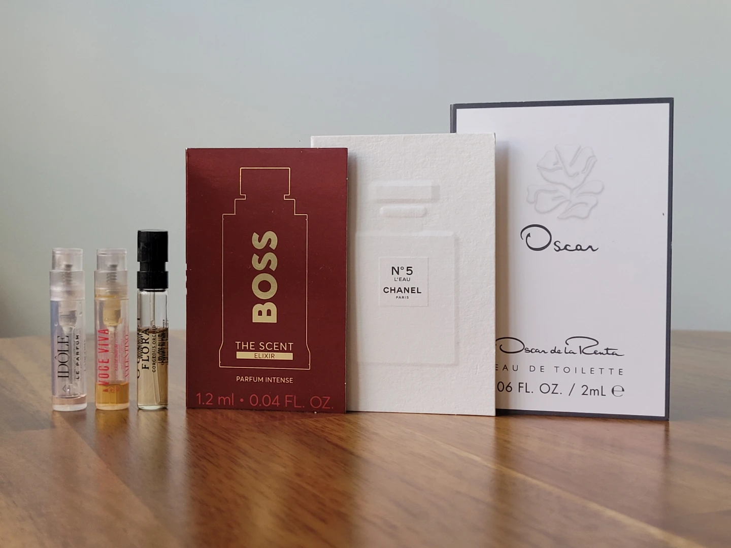 Six Perfume Samples