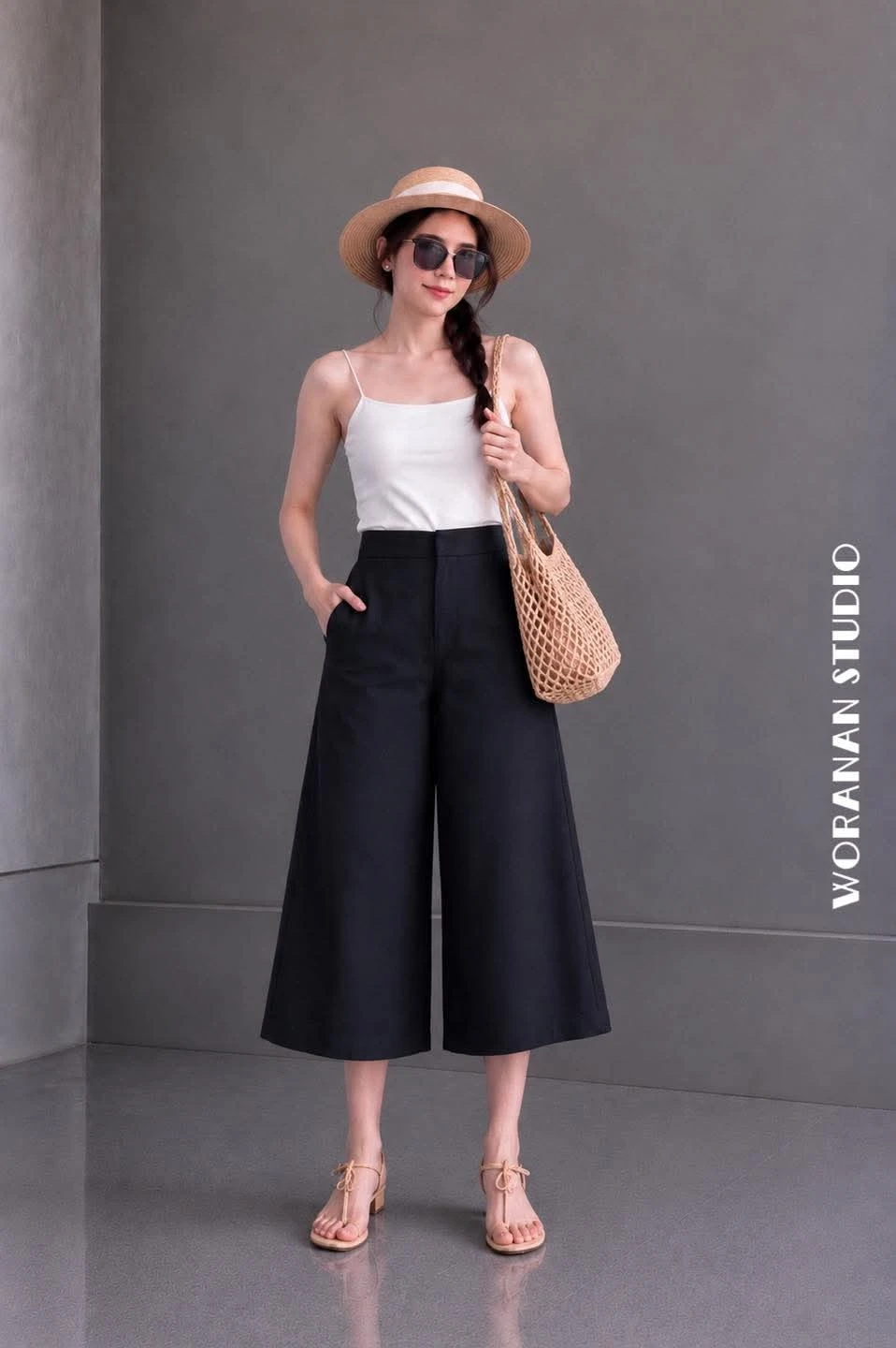 Women's Wide Leg Culottes Pants - photo 3