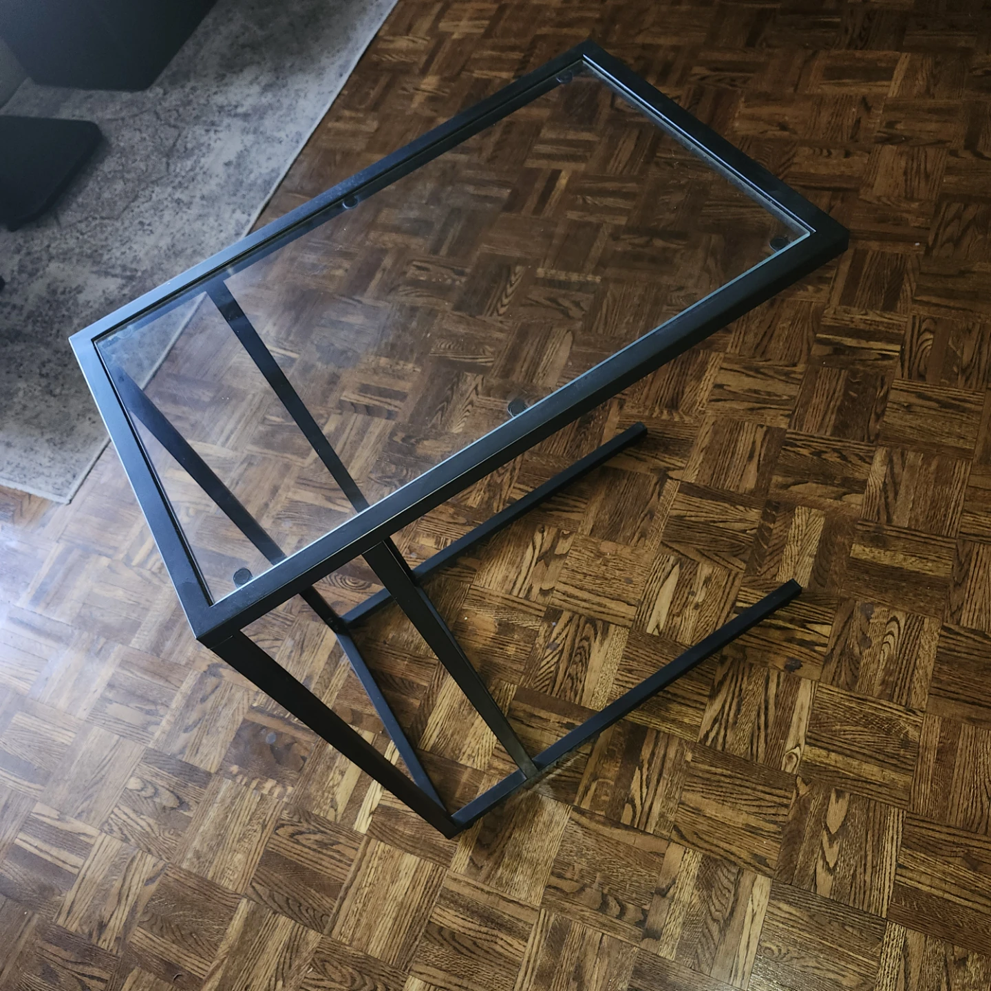 C-Table with Glass Top - photo 2