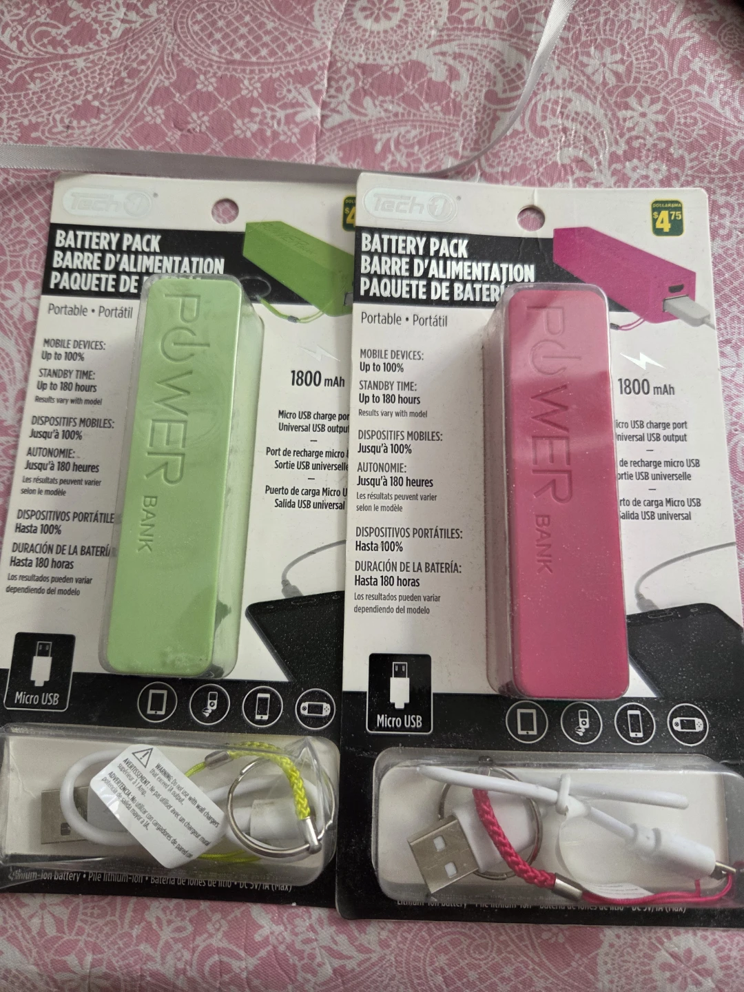 2 power banks from dollarama (unused) - photo 2