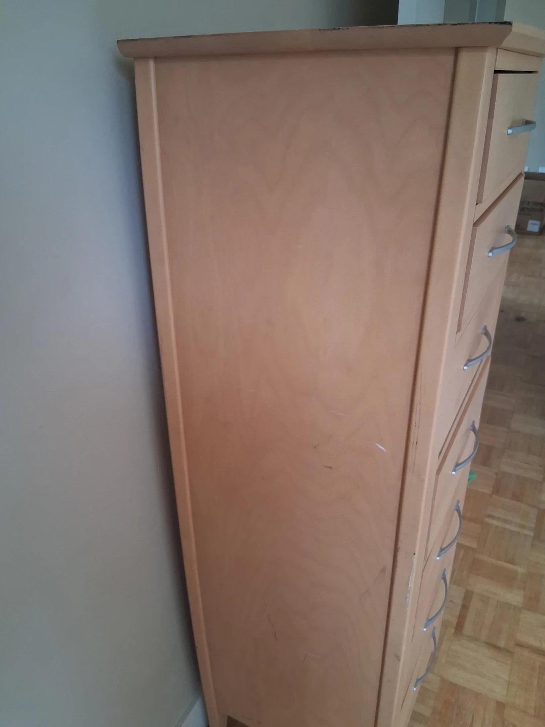 Solid Maple 90s Vintage Tall Dresser FREE - photo 5