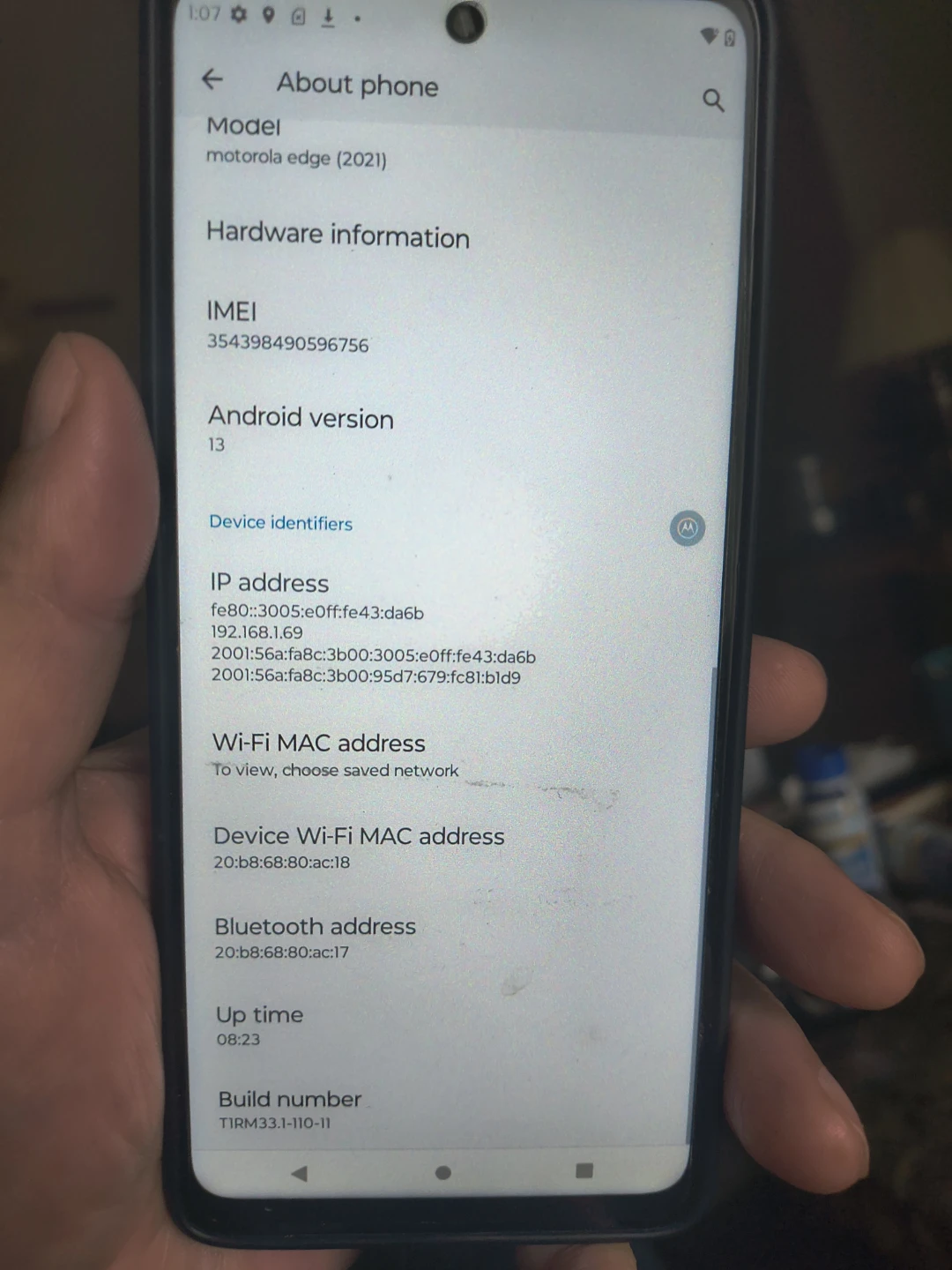 Motorola Android cellphone - photo 3