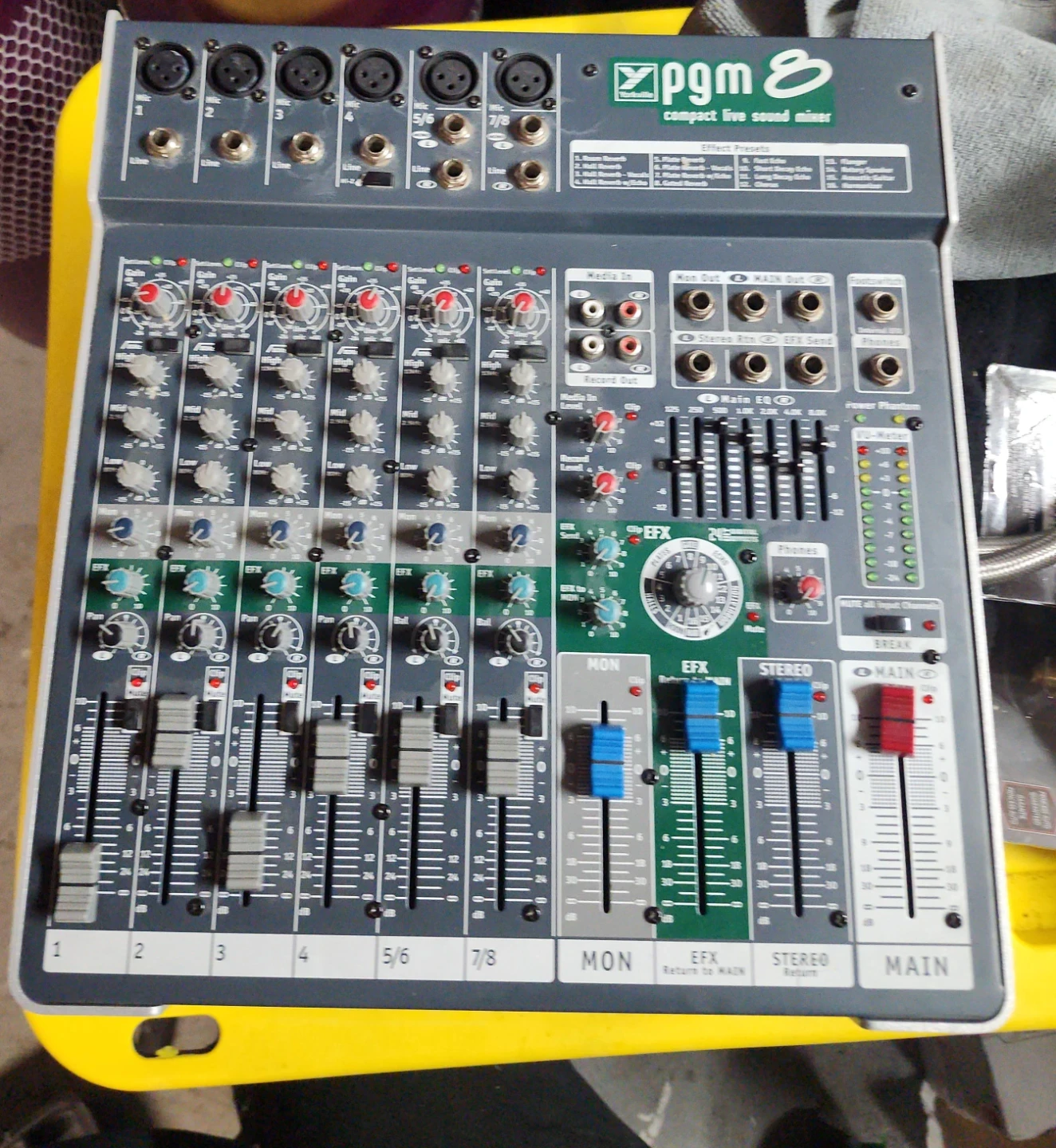 Yorkville PGM8 Compact Live Sound Mixer