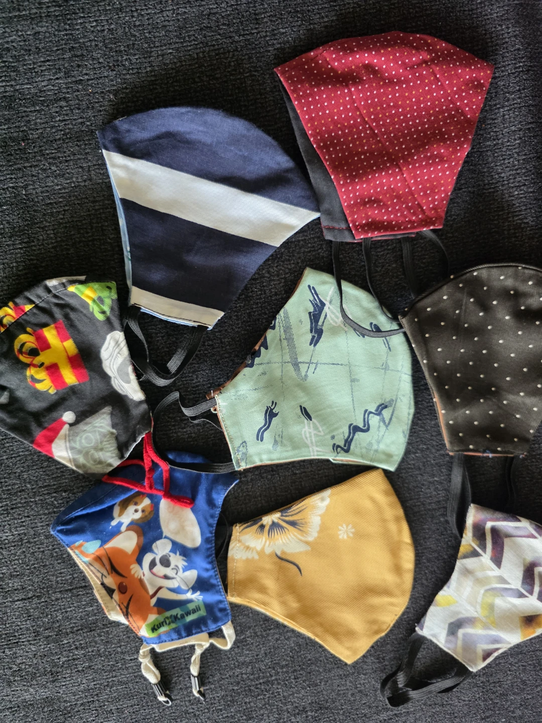 Assorted Cloth Face Masks - 8 Pack - photo 2