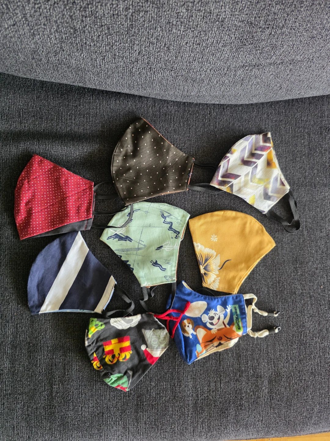 Assorted Cloth Face Masks - 8 Pack - photo 3