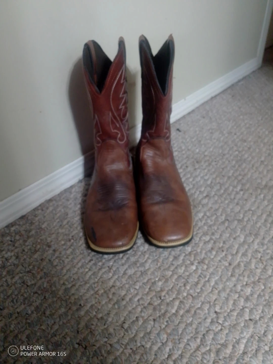 Brown Leather Cowboy Boots - photo 2