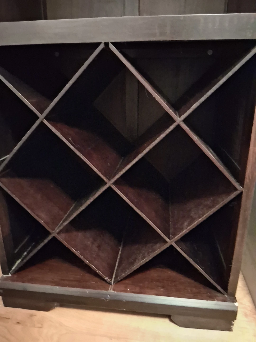 Wooden Wine Rack with Drawer - photo 2