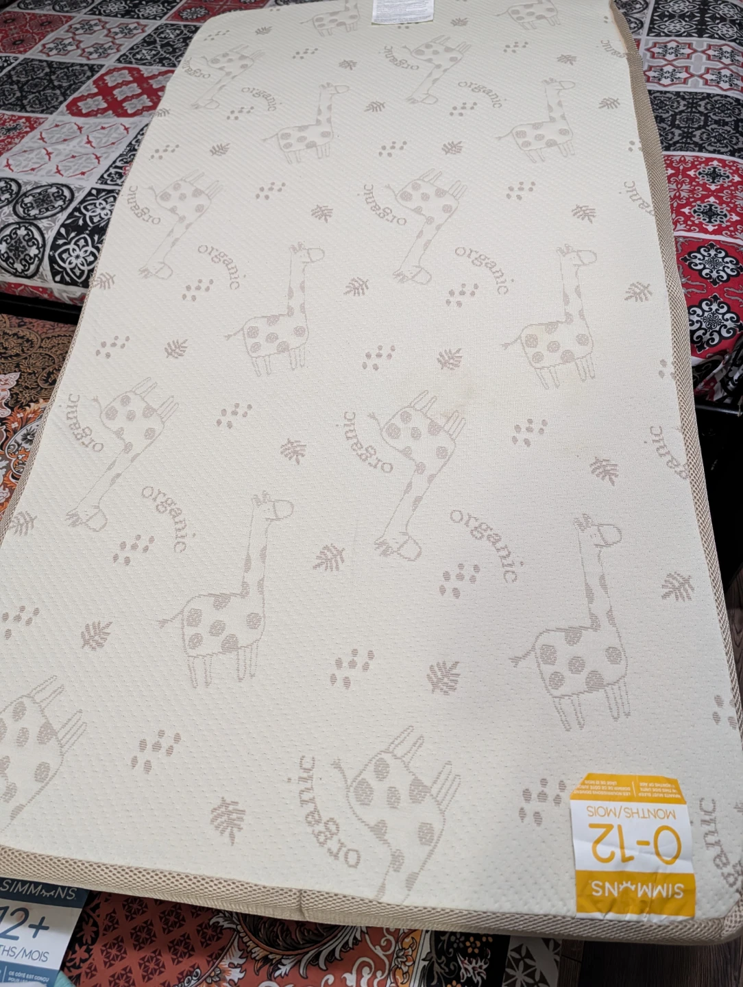 Simmons "Organic" Crib Mattress 0-12 Months and 12+ - photo 2