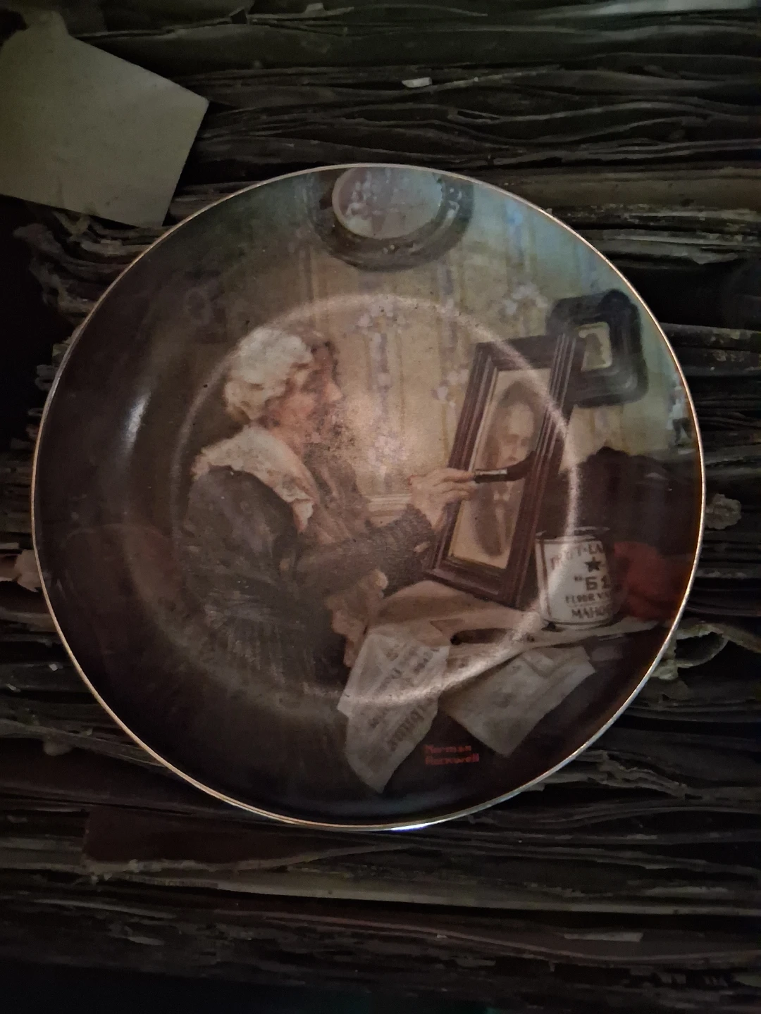 Norman Rockwell "Grandma's Love" Collector Plate⚽