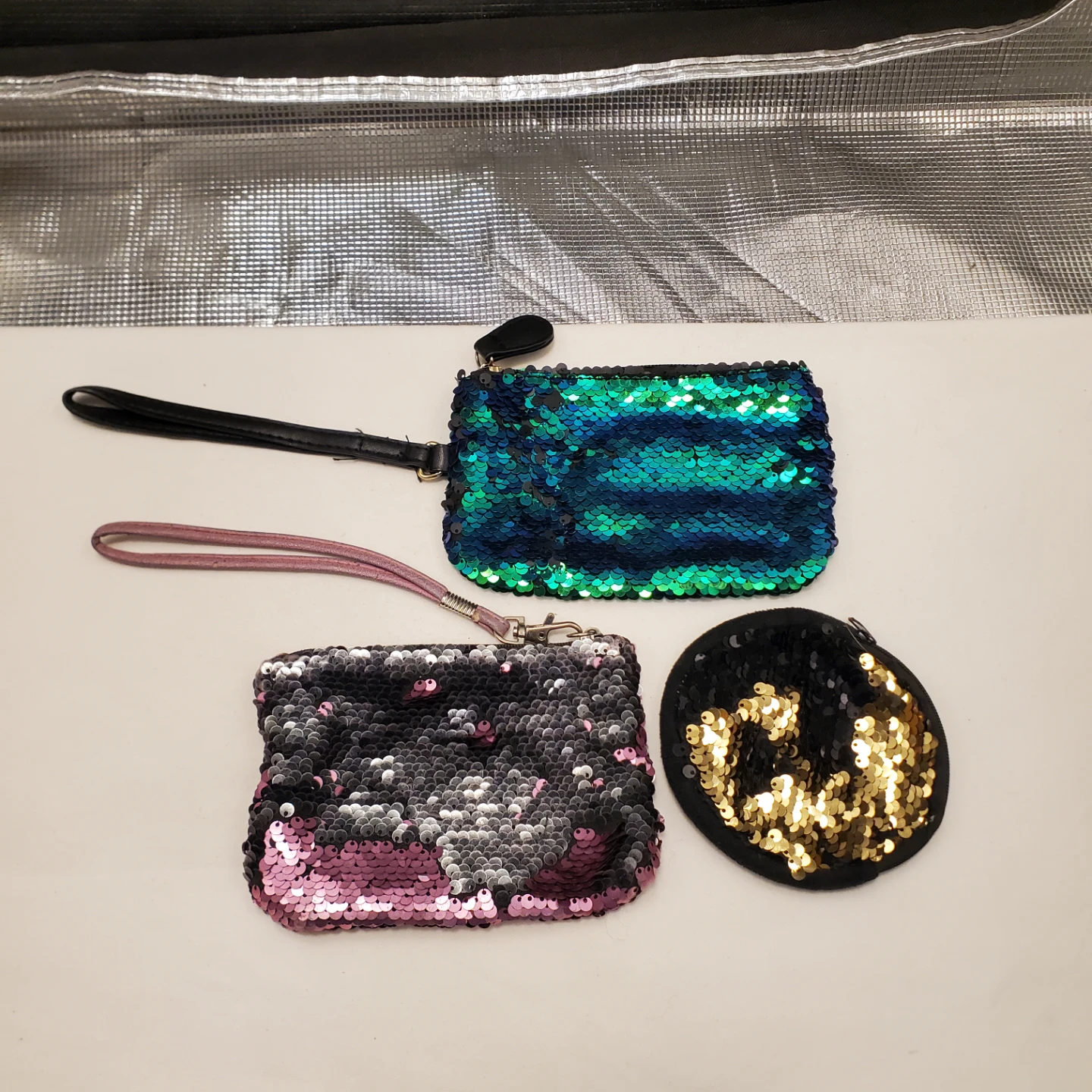 3 Sequin Pouches - photo 2