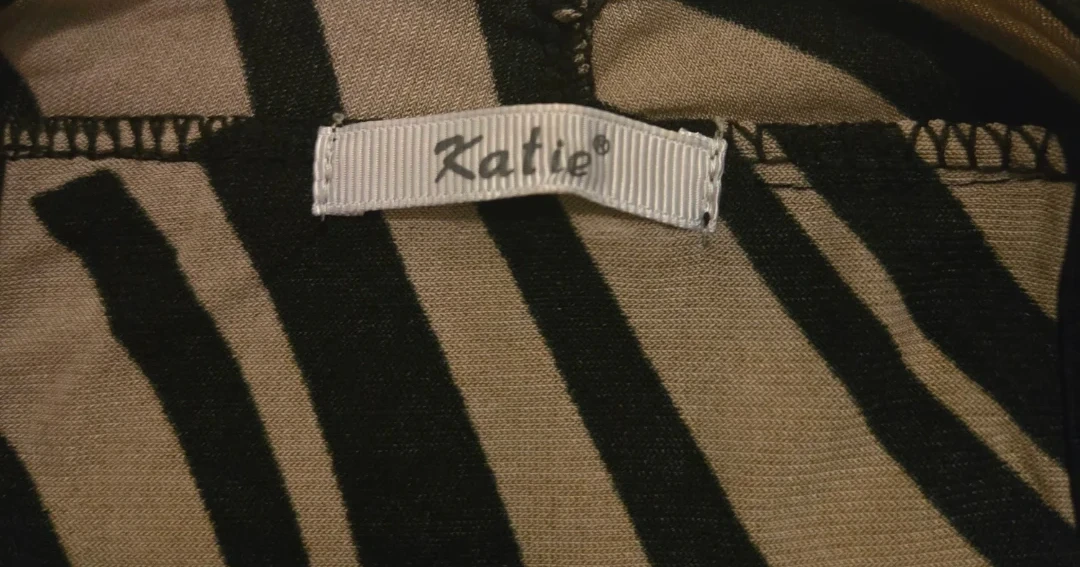 ⚽ Katie Brand Zebra Print Dress - Black/Tan - photo 3