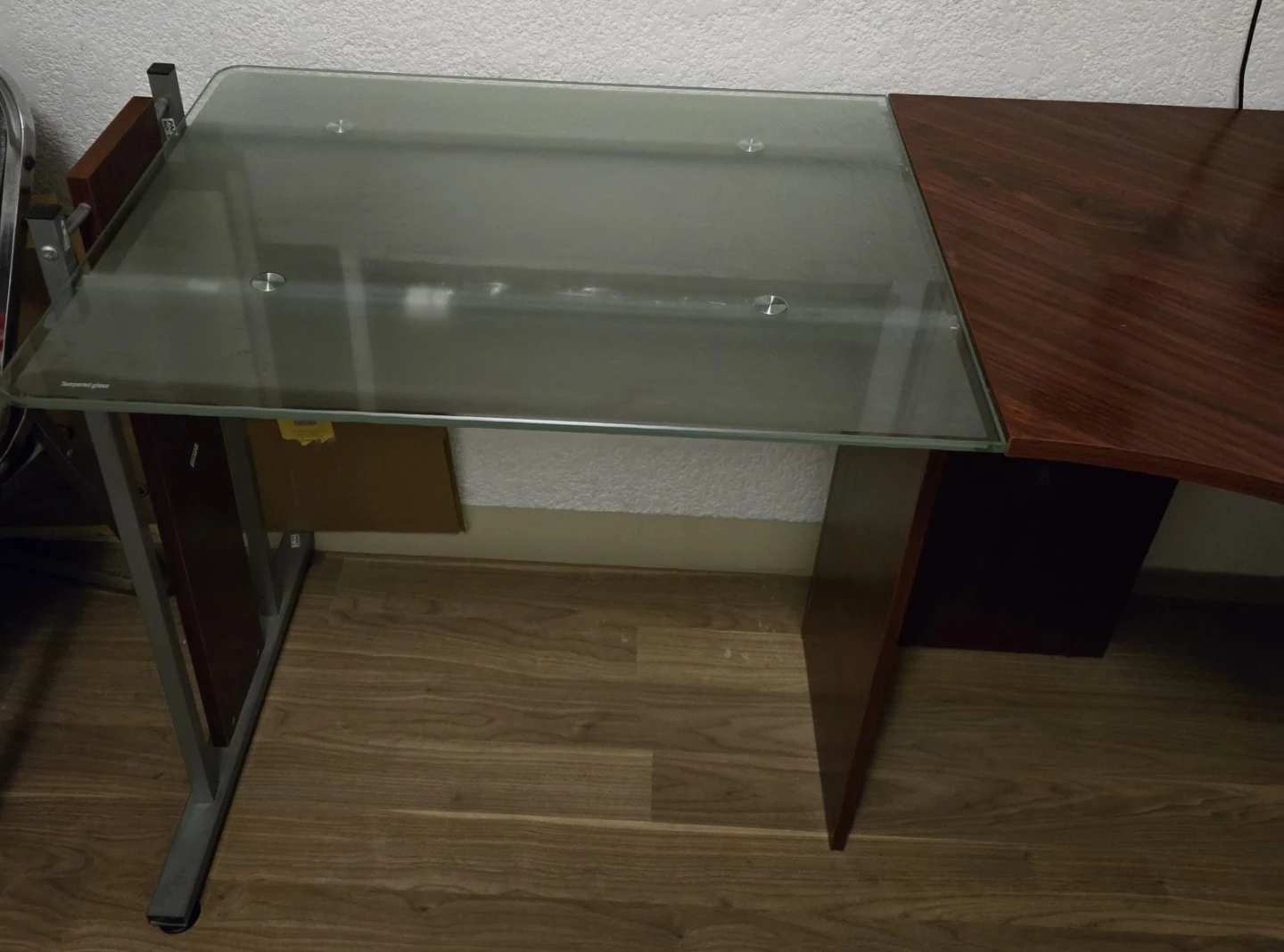 Glass Top Corner Desk - photo 5