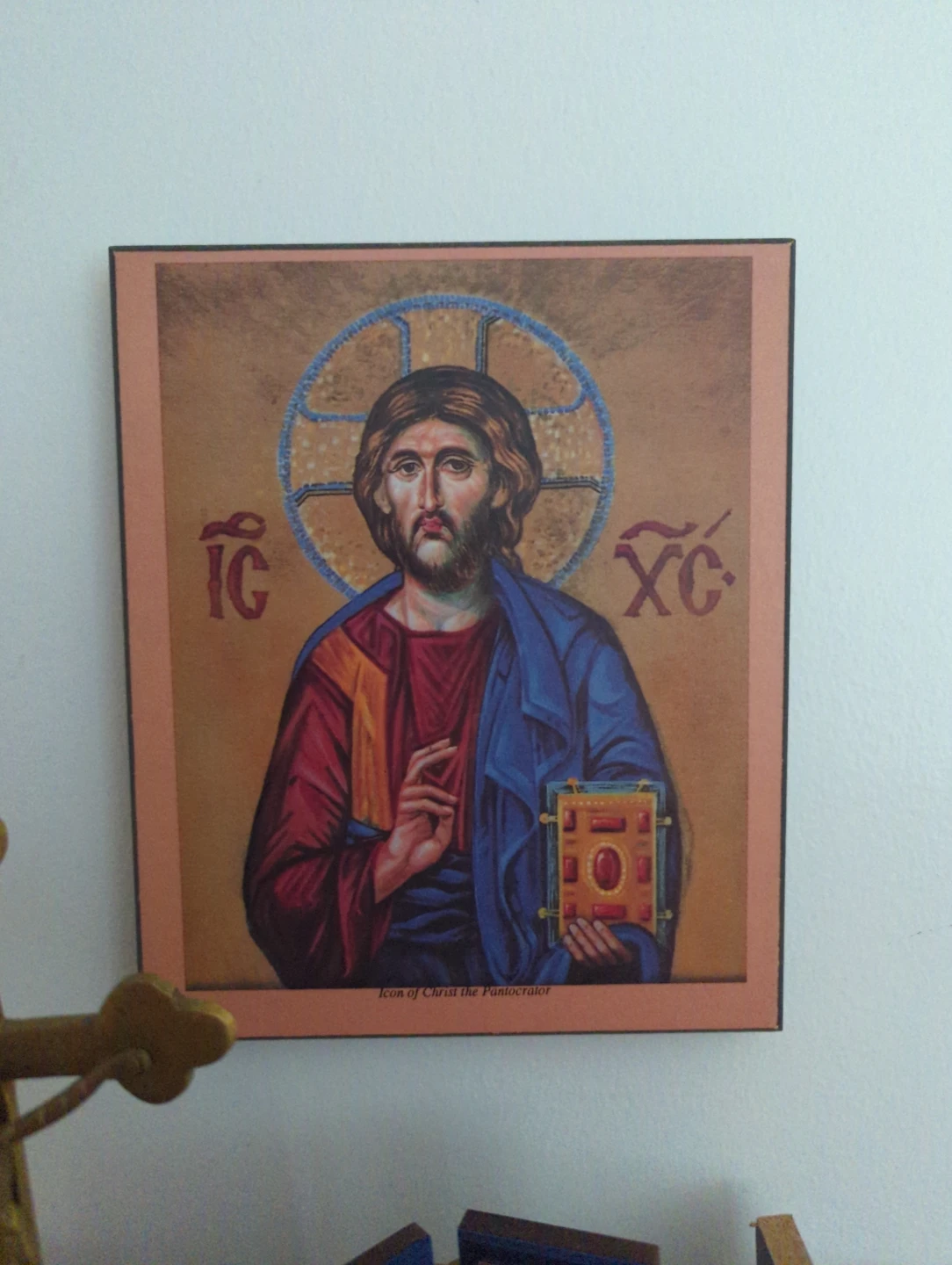 Icon of Christ the Pantocrator Art Print ⚽