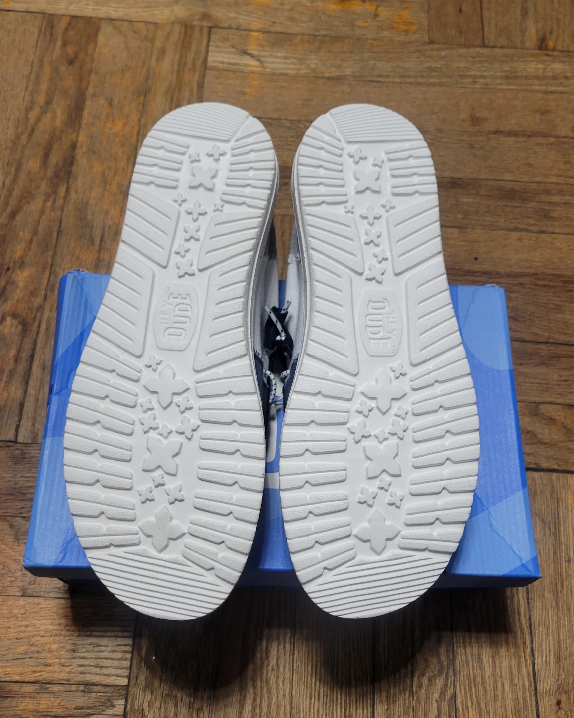 Hey Dude Wally Tri Varsity Navy Shoes Size 10 - photo 3