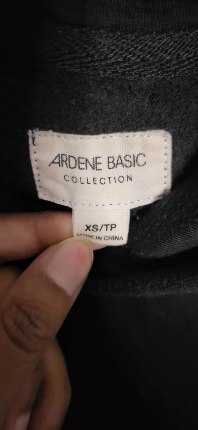 Ardene Black Cropped Hoodie - photo 2
