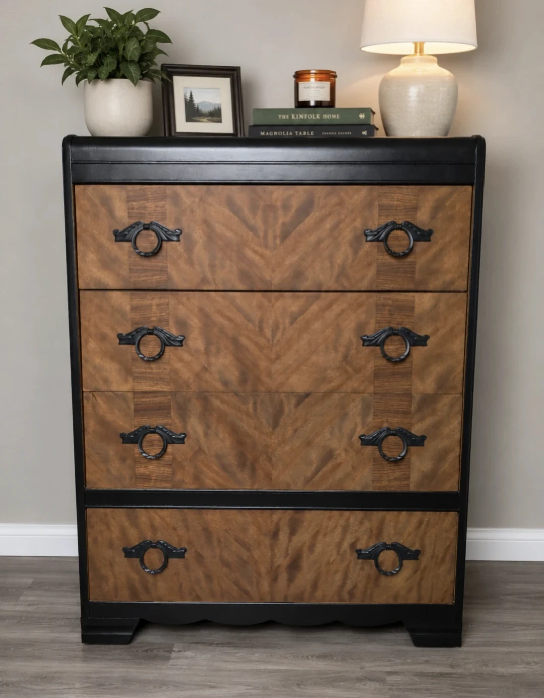 Vintage Walnut Dresser