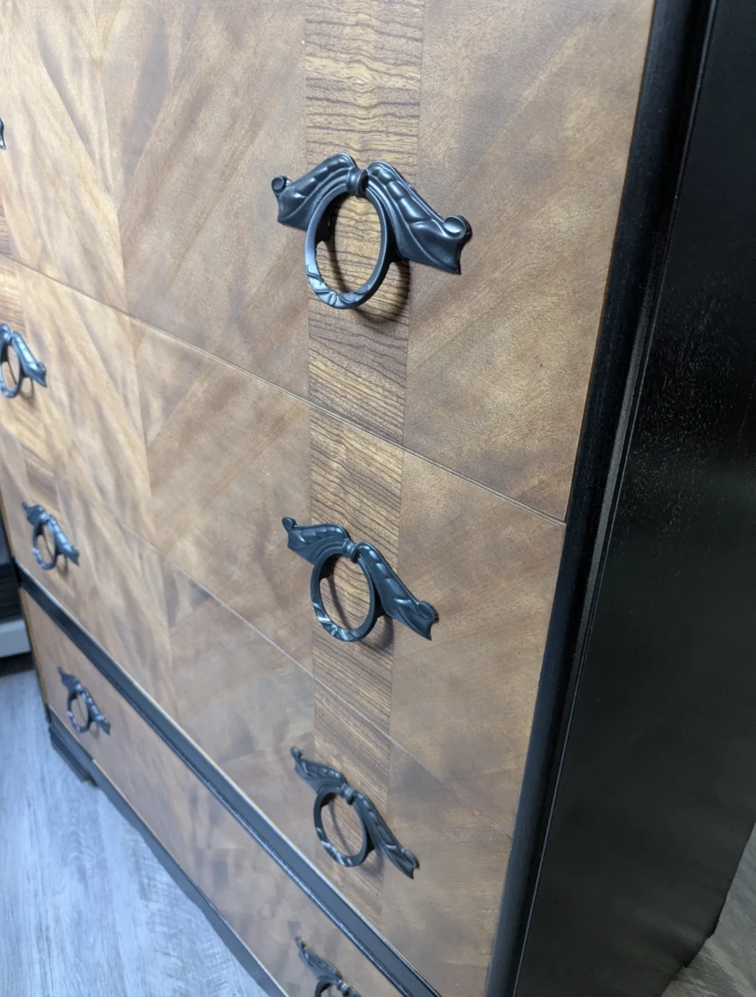Vintage Walnut Dresser - photo 2
